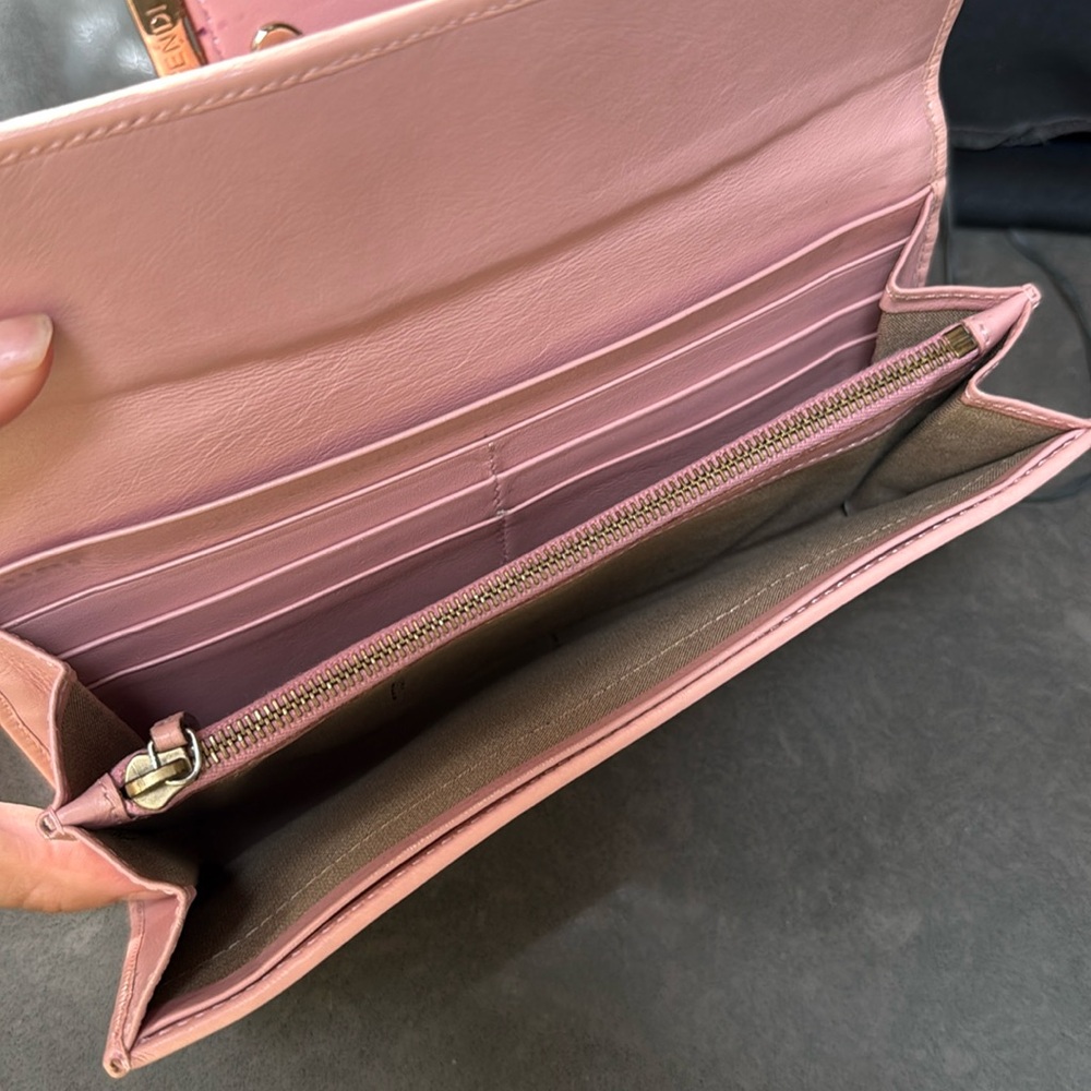 Fendi Calfskin Woven Baguette Wallet Rare 🦄 - Picture 12 of 15